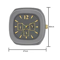 Square Multi DIAL Analog Silicon Strap ADDI Stylish Designer Analog Watch for Boys-thumb3