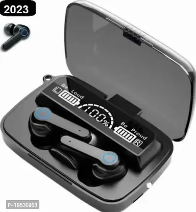 M19 Tws Bluetooth 5.1 Wireless Earbuds/TWINS/BUDS With 2200 mAh Power Bank-thumb0