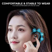 M90 Pro TWS IN Ear Earbuds Bluetooth 5.2 Type-C with Power Bank Charge Your Phone, 280 Hours Playback (Charging case Backup) Earbuds with Smart LED Display, Waterproof Built-in Mic (Black)-thumb3