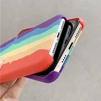 renuka Latest Stylish Fancy Beautiful Rainbow Hard Plastic 3D Mobile Back Cover for Vivo Y50/Vivo Y30 - Multicolour-thumb3