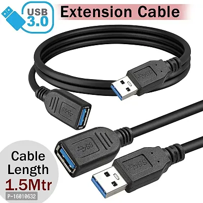 CRAFT WORLD usb extension cable USB 2.0 Male A To Female A Hi-Speed 480Mbps Extension Cable For Laptop/PC/Mac/Printers-thumb3