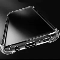 RM- Samsung Galaxy M31s Clear Series Transparent Soft Samsung Galaxy M21 Silicon TPU Air Cushion Shock Proof Cover with Camera Protection Back Case Cover-thumb2