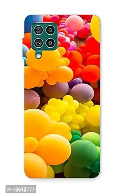 CRAFT WORLD Printed Hard Back Case Cover Multi_Balloon Latest Stylish Samsung Galaxy M12/F12/A12 Phone Case Mobile Cover for Boys/Girls