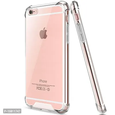 Transparent Cover Silicone Bumper Cover Case for Apple iPhone 6 / 6S (Transparent) Silicone Clear-thumb0