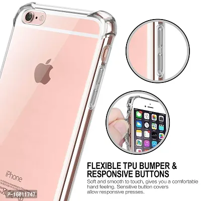 Transparent Cover Silicone Bumper Cover Case for Apple iPhone 6 / 6S (Transparent) Silicone Clear-thumb3