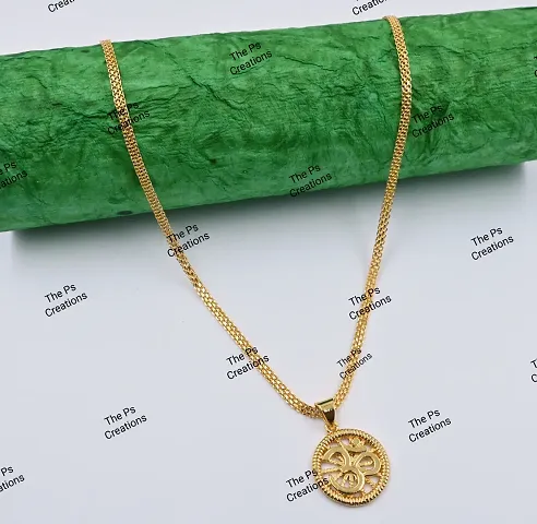 Latest Golden Brass Chains For Women