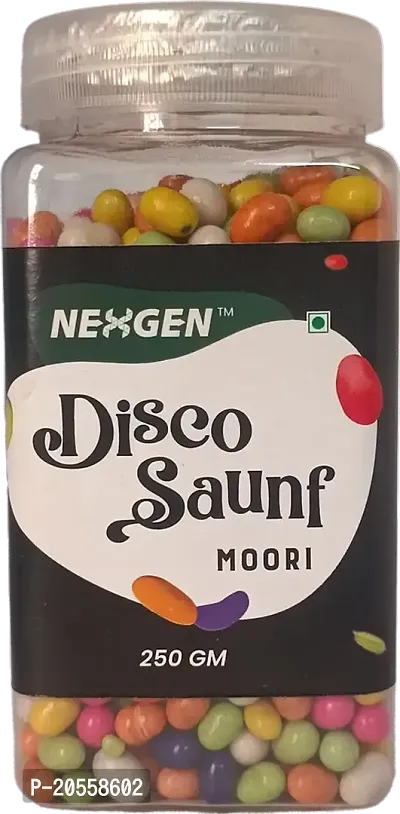 Delicious Pure Organic Disco Saunf Moori Jar 250 Grams
