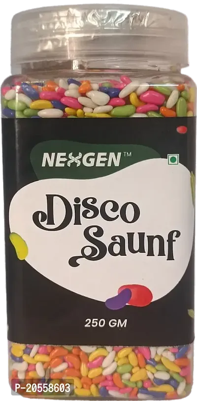 Delicious Pure Organic Disco Saunf Jar 250 Grams