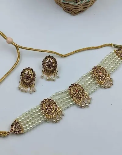 Beautiful Stylish Bronze Necklace Set