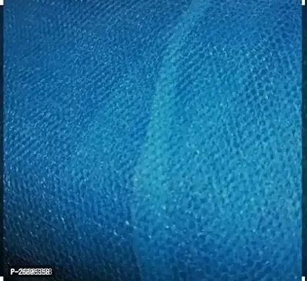Reliable Blue Cotton Blend Solid Unstitched Blouse Piece For Women