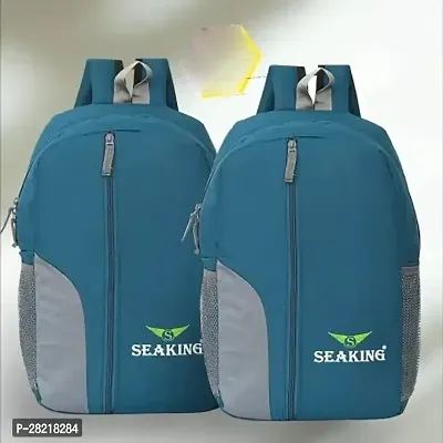 Stylish Blue Backpack With Storage Capacity Up to 30 L Pack Of 2-thumb0