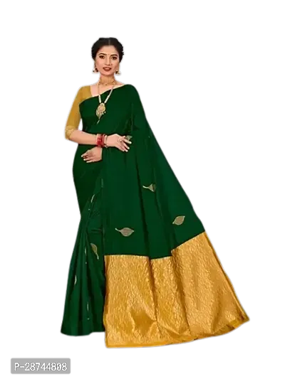 Hot Selling Silk Blend Saree with Blouse piece 