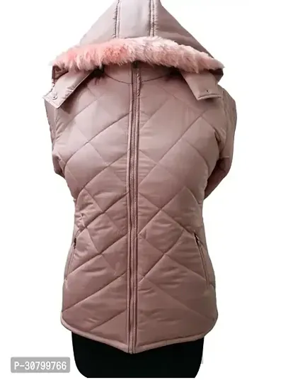 Stylish Synthetic Solid Jacket For Women