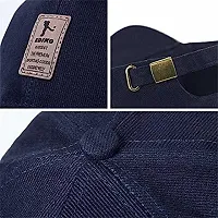 CHITRANSH ENTERPRISE Casual Sports Cotton Cap (Blue)-thumb2