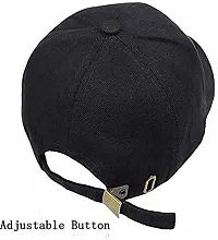 CHITRANSH ENTERPRISE Casual Sports Cotton Cap (Black)-thumb2