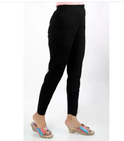 Fabulous Wool Solid Leggings For Women