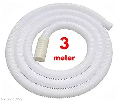 3 Meter Large Semi Automatic Washing Machine Water Inlet/Inflow Plastic Hose Pipe Tube/Extension Pipe ( 9-FEET)-thumb1