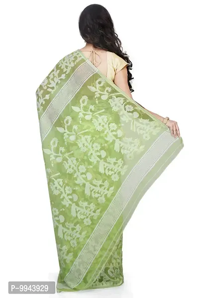 Trendy Cotton Handloom Jamdani Saree For Women-thumb3