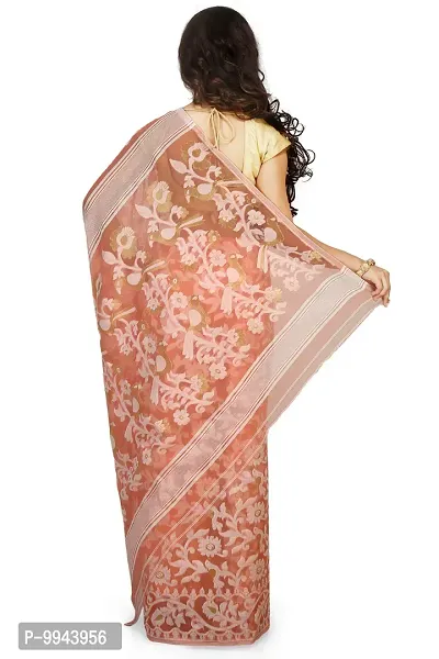 Trendy Cotton Handloom Jamdani Saree For Women-thumb3