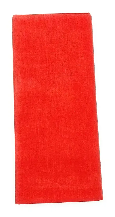 shyam handloom Men's 100% Dhoti Lungi (2.25 Meter) (Red)