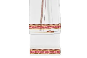 shyam handloom and Face Towels/AngVastram/Gamcha (Red)-thumb2