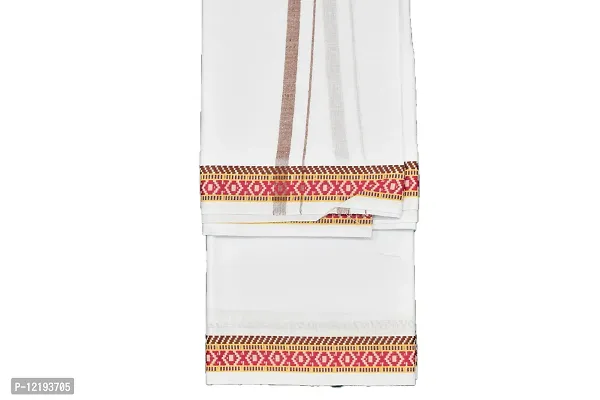 shyam handloom and Face Towels/AngVastram/Gamcha (Red)-thumb3