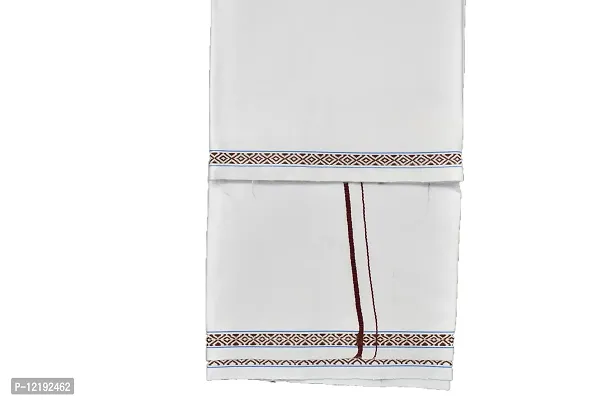 Shyam handloom Men's Cotton Thorthu for Regular Use | Super Soft Towel Gamcha Bathroom & Multipurpse Use (33 x 88 inch) brown-thumb2