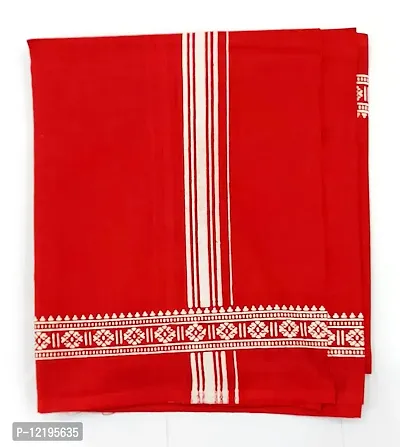 Shree Aparajeet Creations Cotton Gamcha, Bath Towels (Light Weight, Fast Absorbing)-thumb0