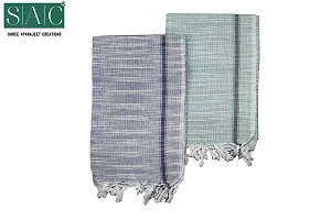 Shree Aparajeet Creations Cotton Gamcha Khadi Bath Towel Suitable for Men, Women and Babies Multi Colour (2)-thumb3