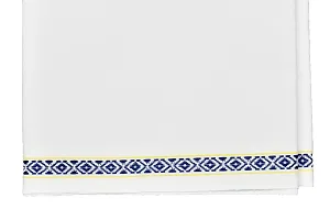 shyam handloom Men's Cotton Thorthu for Regular Use | Super Soft Towel Gamcha Bathroom  Multipurpse Use (33 x 88 inch) Blue-thumb4