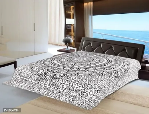 Stylish Cotton Single Bedsheet Without Pillow Cover