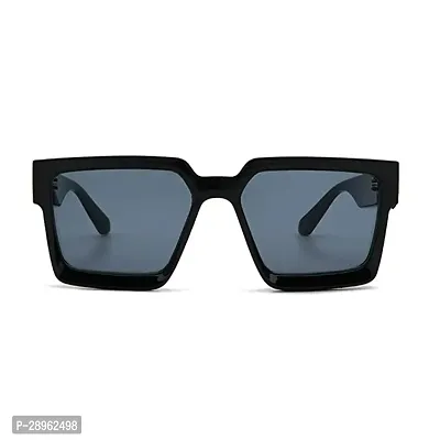 Stylish Black Oversized Sunglasses Plastic For Women-thumb4