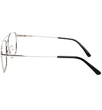 Blu-Cut  Anti Glare Computer Glasses Flexibility Rim Silver Colour Eyewear For Men  Women.-thumb1