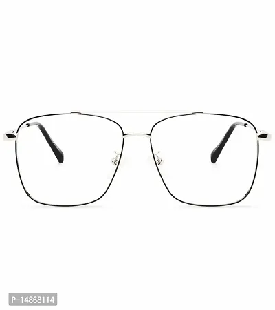Blu-Cut  Anti Glare Computer Glasses Flexibility Rim Silver Colour Eyewear For Men  Women.-thumb3