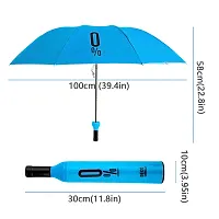 AADCART Folding Bottle Case Umbrella Lightweight Waterproof UV Protection Mini Compact Foldable Design Travel Umbrella with Waterproof and Compact Bottle for Monsoon and Summer-thumb1