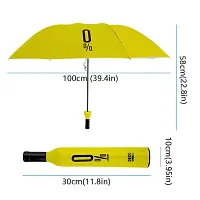 AADCART Newest Stylish Windproof Double Layer Small Lightweight Folding Portable Wine Umbrella with Bottle Cover for UV Protection  Rain | Outdoor Car Big Size Umbrella for Women  Men-thumb1