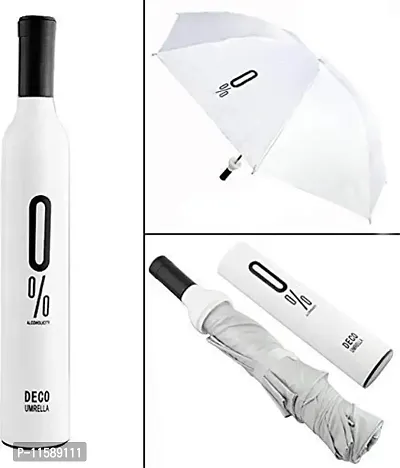 AADCART Folding Bottle Case Umbrella Lightweight Waterproof UV Protection Mini Compact Foldable Design Travel Umbrella with Waterproof and Compact Bottle for Monsoon and Summer-thumb3