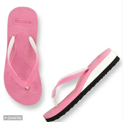 Elegant Pink EVA Slippers For Women-thumb0