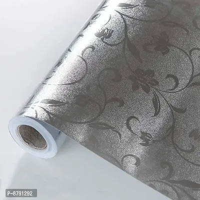 unique Flower pattern Self Adhensive wallpaper sticker for Furniture Decoration(200x60 cm)(13 sq ft)-thumb0