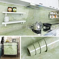 Marble Wallpaper Self-Adhesive Removable Countertop Contact Paper Waterproof Granite Peel and Stick Countertops for Kitchen Cabinet Furniture Home Decorative-thumb3