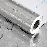 Silver Color MarbleWallpaper - Self Adhesive, Waterproof for Home and Wall Decoration Wallpaper-thumb1