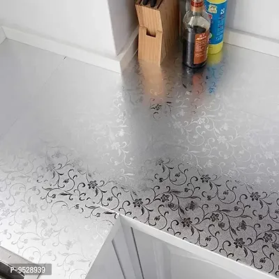 Kitchen Backsplash Wallpaper Peel and Stick Aluminum Foil Contact Paper Self Adhesive Oil-Proof Heat Resistant Wall Sticker for Countertop Drawer Liner Shelf Liner-thumb5