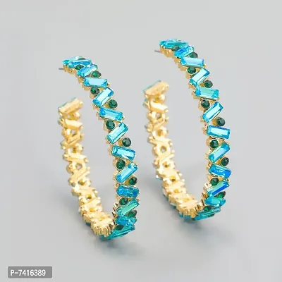 Crystal Hoop Earrings