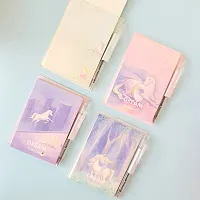Unicorn Dream Memo Pad with Mini Pen - Green ( Pack of 1)-thumb4