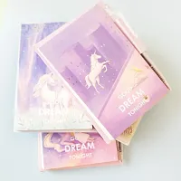 Unicorn Dream Memo Pad with Mini Pen - Purple ( Pack of 1)-thumb2