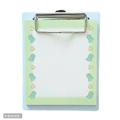 Mini Clipboard - Dinosaur with Memo Sheets - Blue ( Pack of 1)-thumb0