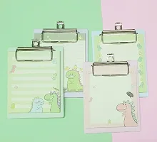 Mini Clipboard - Dinosaur with Memo Sheets - Blue ( Pack of 1)-thumb2