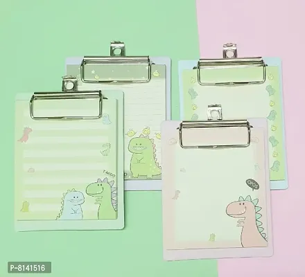 Mini Clipboard - Dinosaur with Memo Sheets - Blue ( Pack of 1)-thumb3