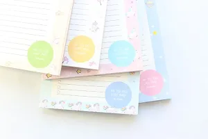 Unicorn A5 To Do List Memo Pad - Blue ( Pack of 1)-thumb2