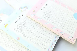 Unicorn A5 To Do List Memo Pad - Blue ( Pack of 1)-thumb3